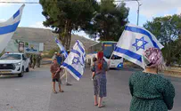 בעקבות פיגועי האבנים: הפגנה בכביש 60