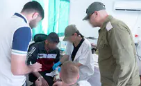 IDF treats over 500 Syrians at field clinic near Hader