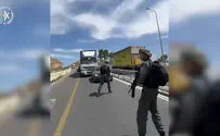 Watch: Police bomb material smuggling attempt mid-highway