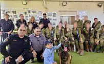 IDF and police fulfill dream for child with special needs