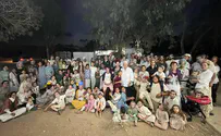 מאות חגגו מול עזה וקראו - חוזרים להתיישב