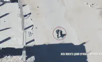 Watch: Terrorists walking down Gaza street with bomb are taken out from the sky