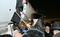 Rebbe of Gur departs on fundraising tour in USA