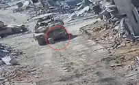 Террорист заложил и подорвал взрывчатку у танка ЦАХАЛа. Видео