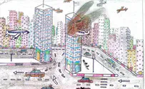 Coloring book in Khan Yunis depicts 9/11 attacks