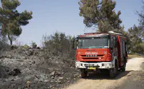 Bus engulfed in flames near Beit Shemesh
