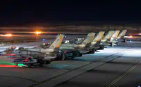 Israeli Air Force fighter jets heading out for strikes in Iran