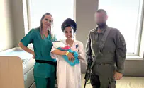 לידה תחת אזעקה: המ"פ הגיע מעזה ללידת בתו