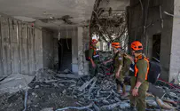 Was cluster bomb used  in Iran's missile attack on Gush Dan?