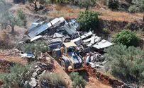 צה"ל הרס שוק פיראטי בחברון