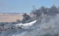 לאחר כ-5 שעות של לחימה באש - צוותי הכיבוי השתלטו על השריפה סמוך לחוקוק