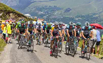 Anti-Israel protest targets Israel cycling team during Tour de France