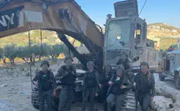 Угнанный экскаватор ЦАХАЛа обнаружен в Хуваре