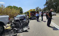 Two killed, two injured, in car crash near Binyamina