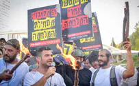 הלומי קרב חסמו את דרך בגין בתל אביב