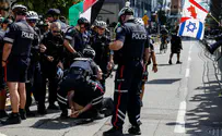 REUTERS/Carlos Osorio Protesters clash at TIFF over Oct. 7 Hamas attack documentary premiere