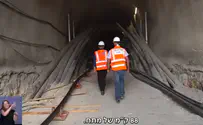 הצצה ראשונה למנהרה הייעודית להולכת חשמל