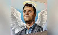 An Israeli street artist's moving tribute to Charlie Kirk