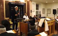 Unique prayer by Imam in Jewish synagogue