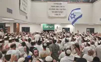 צילום: באדיבות המצלם Watch: Yeshivas celebrate return of hostages on Simchat Torah
