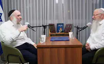 צילום: לשכת הרב שמואל אליהו הרב שמואל אליהו והרב יהושע שפירא בפודקאסט