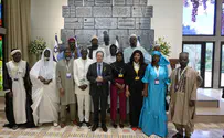 Amos Ben-Gershom/GPO Herzog meets with Muslim leaders from Africa
