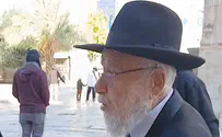 Раввин Дов Лиор поднялся на Храмовую гору