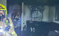 Fire and Rescue Service Judea and Samaria Miracle in Binyamin: Family escapes burning building