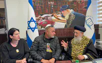 המפגש המרגש של הרב הראשי עם משפחת גואילי