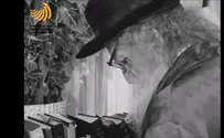 תיעוד נדיר של הרב הנזיר