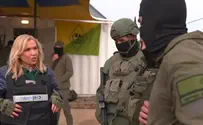 צילום: כאן חדשות אילה חסון הצטרפה ללוחמים בשטח