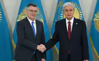 Minister Sa'ar meets with Kazakh President