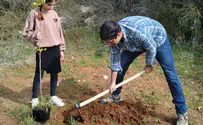 בבוסתן שאהב וטיפח - ניטעו עצים לזכרו של אלעד פינגרהוט הי"ד