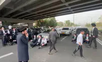 חרדים חסמו את כביש 4, שבעה מפגינים נעצרו