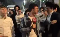 צילום: באדיבות המצלם Haredi rioters attack two news crews in Bnei Brak