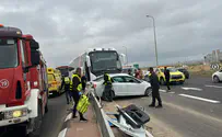 MDA spokesperson Nearly 30 injured in two traffic accidents