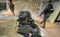 לוחמי מג"ב חשפו דופן כפולה במשאית ועצרו 15 שב"חים