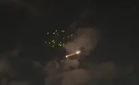 Watch: Cluster missile intercepted near Jerusalem