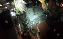 Drone footage: Scene of missile impact in Bnei Brak