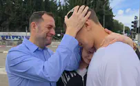 Yossi Dagan overwhelmed with emotion as his son enlists in IDF