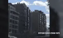 Terror tower struck and collapses in Beirut area