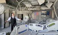 Rebuilt ALEH center once again operating under Iranian fire