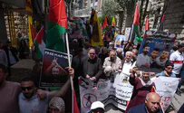 Demonstrations supporting terrorists in the Palestinian Authority
