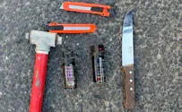 Jerusalem resident arrested with knife on way to carry out attack
