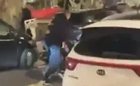 צילום: מתוך הסרטון קטטה חריגה ברחוב הראשי של נהריה