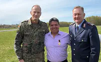 Israeli defense officials receive rare German military award