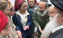 תפילה במירון עם אימהות פצועי המלחמה