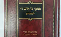 צילום: ללא ספר חדש מאגד את פסקי הבן איש חי