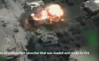IDF strikes loaded and ready-to-fire Hezbollah missile launcher
