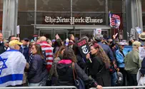 Hundreds protest at NYT HQ over anti-Israel column